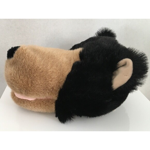 Cascade Bear Face Puppet Brown Black Furry Plush Toy School Play Shows Daycare - Picture 2 of 9